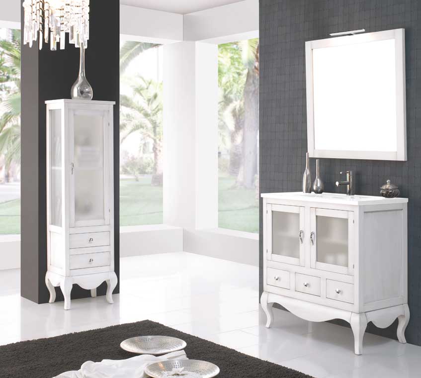 Mueble de Baño Coral de 80 x 45 cm. Muebles de Baño Coral.