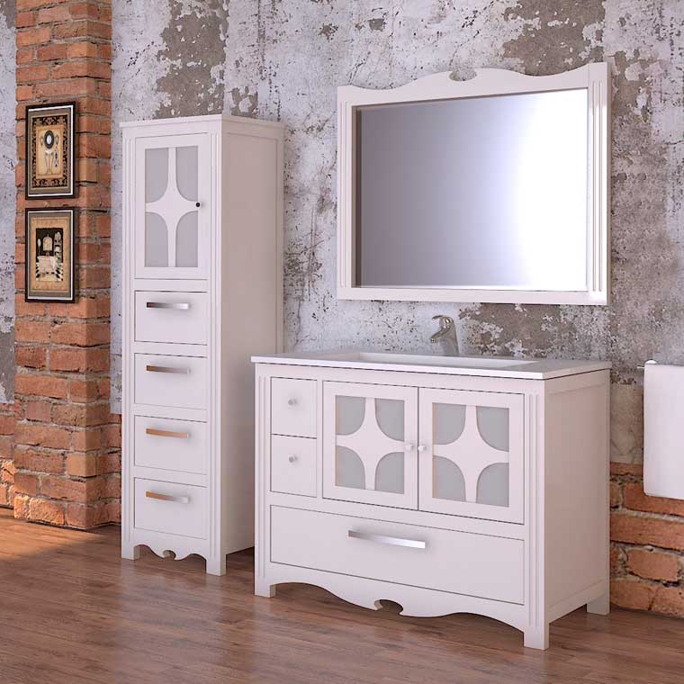 Armarios de baño tipo camerino: combinaciones y sets de muebles ...
