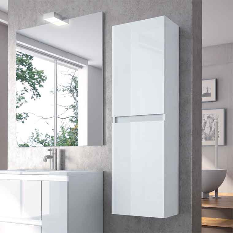 Mueble Auxiliar Baño Blanco 4 Cajones