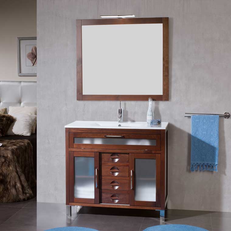 Mueble de baño 80 cm. Vivaro en Ámbar Muebles