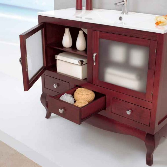 Mueble de Baño Coral de 100 cm. Mueble de la serie de Baño Coral.