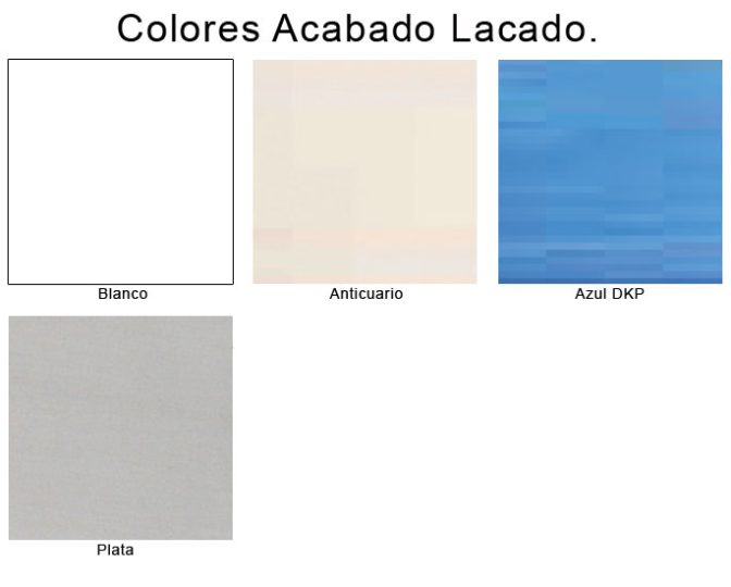 Colores Lacados y Patinados de Muebles de Baño