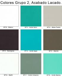 Colores Lacados de Muebles de Baño