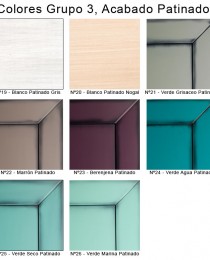 Colores Patinados de Muebles de Baño