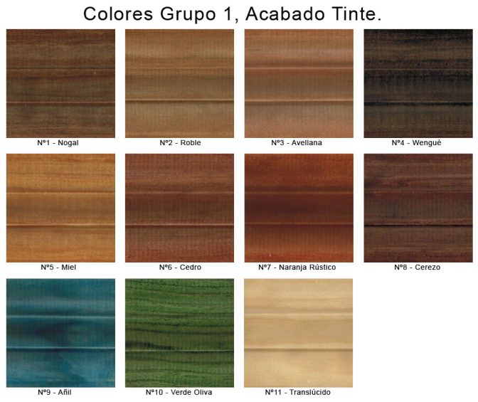 Colores Tinte de Muebles de Baño