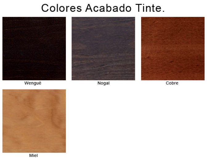 Colores Tinte de Muebles de Baño