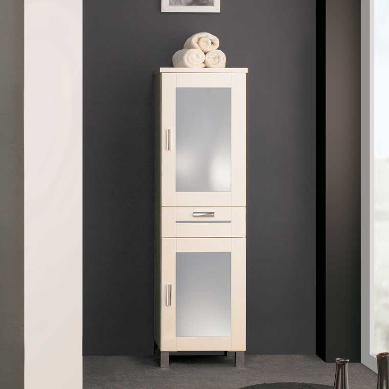 Mueble Auxiliar Baño de Pie Paula. Armario de la serie de Baño Paula.