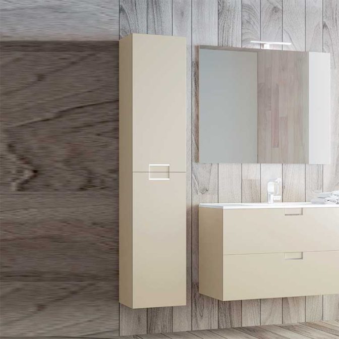 Mueble Auxiliar Baño Columna Luna