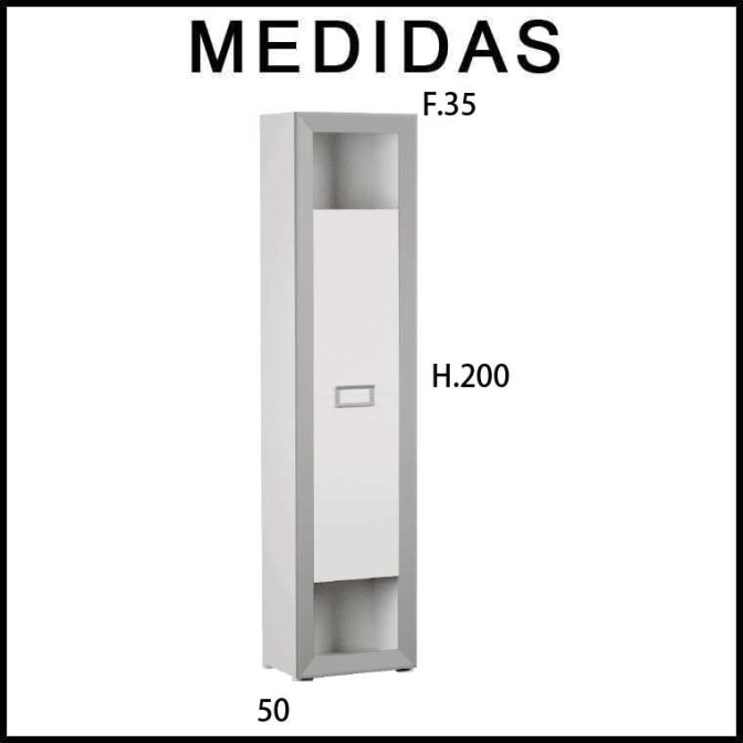 Medidas Mueble Auxiliar Baño de Pie L-Gant