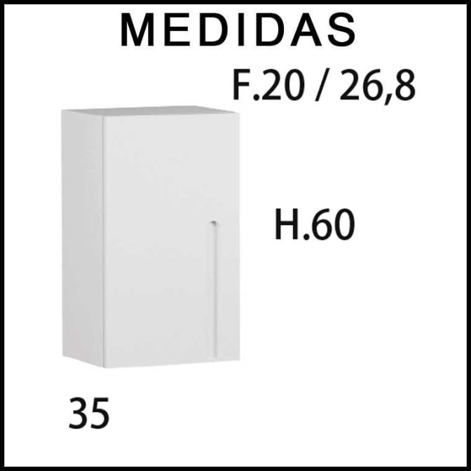 Medidas Mueble Auxiliar Baño Colgar Zeus