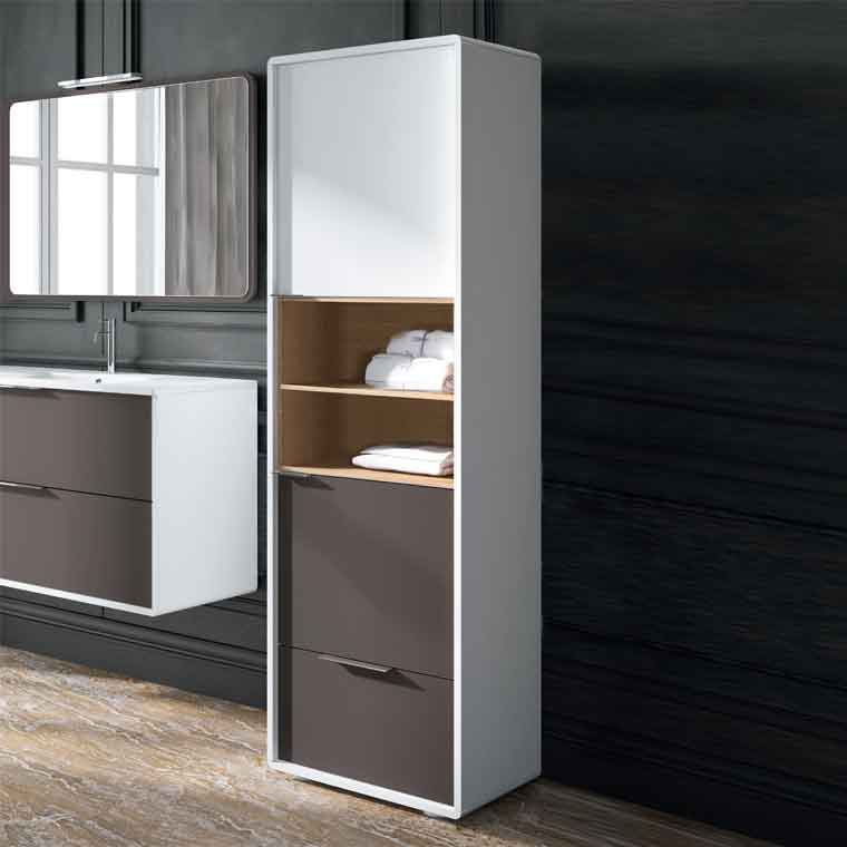 ▷ Mueble Auxiliar Baño Columna de pie Anabel, Mudeba