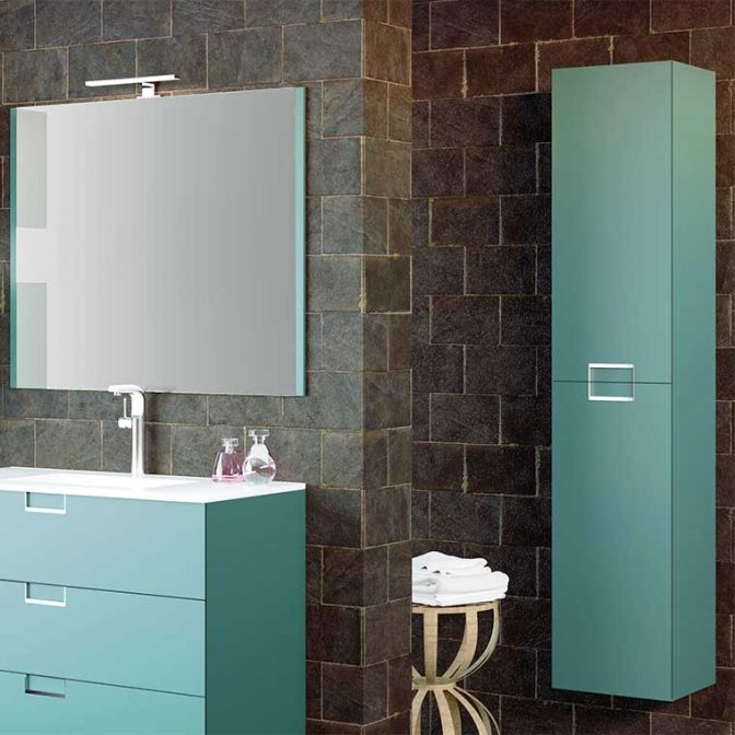 Mueble Auxiliar Baño Columna Luna