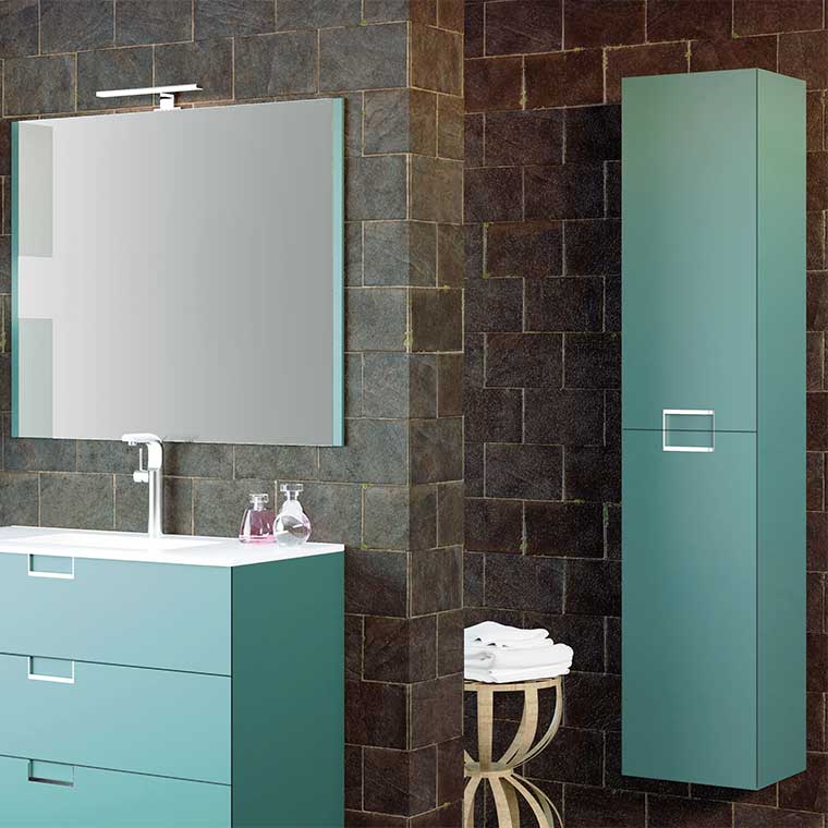 Mueble Auxiliar Baño de Pie Poseidón Suelo Nº2. Mudeba