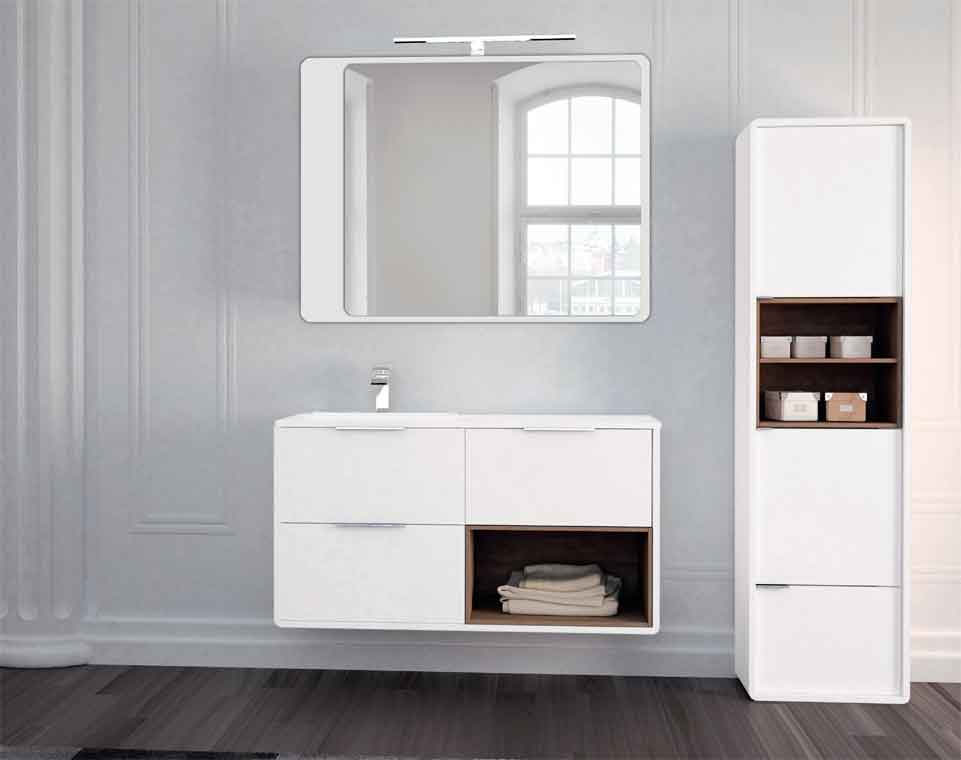 Mueble de Baño Vintage 3C y Caja Lateral 140 cm. Muebles ...