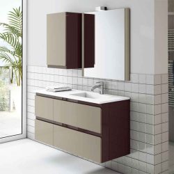 Mueble de Baño Aqua Suspendido 4C 120 cm.