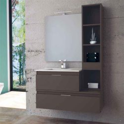 Mueble de Baño Aqua Suspendido 2C Aux 100 cm.