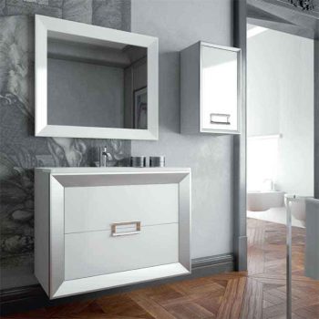 Mueble de Baño L-Gant 2 Cajones Suspendido, tirador L-Gant