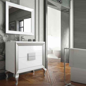 Mueble de Baño L-Gant Kuadrus 2 Cajones con Patas Isabelinas