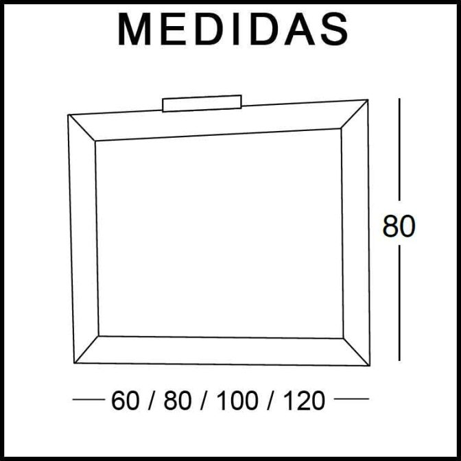 Medidas Espejos de Baño Carla