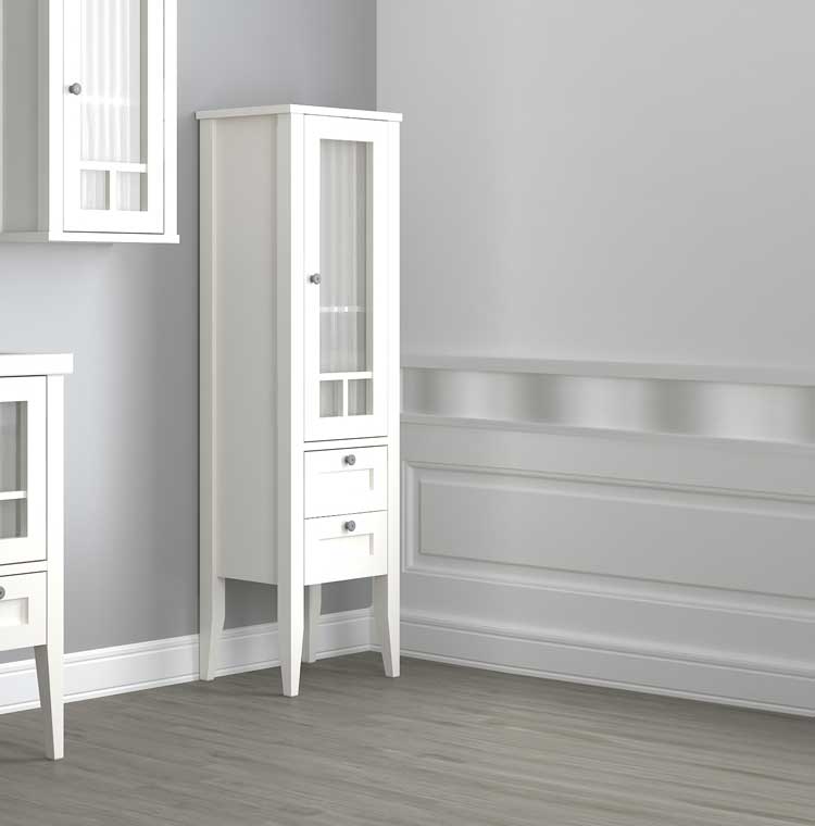 Mueble Auxiliar Baño de Pie Eco. Armario de la serie de Baño Eco.