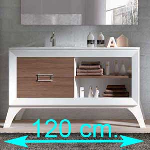 Muebles de baño 120 cm.