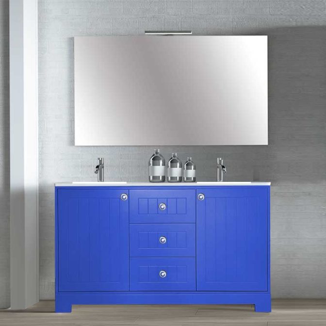 Mueble de Baño Shakira 140 cm. Azul