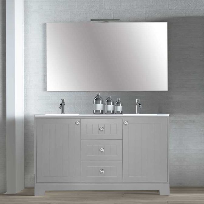 Mueble de Baño Shakira 140 cm. Gris