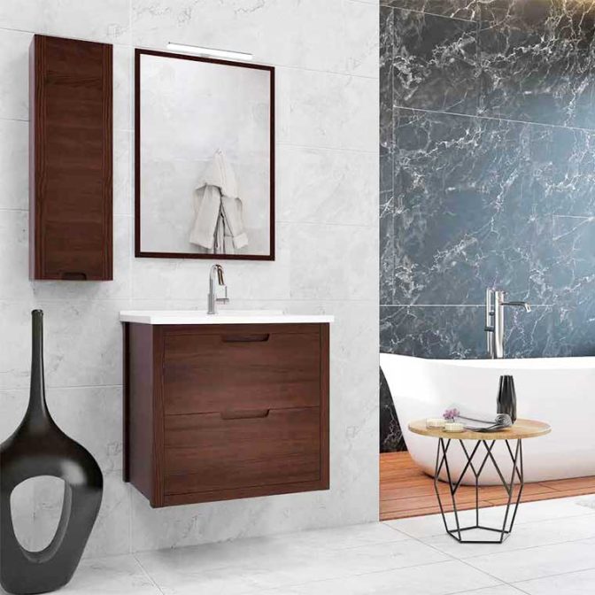 Mueble de Baño Ángeles 60 cm. 2 cajones