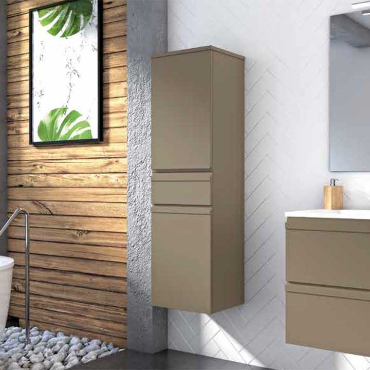 armario auxiliar columna lavabo Due Mueble de baño baldosas hidráulicas
