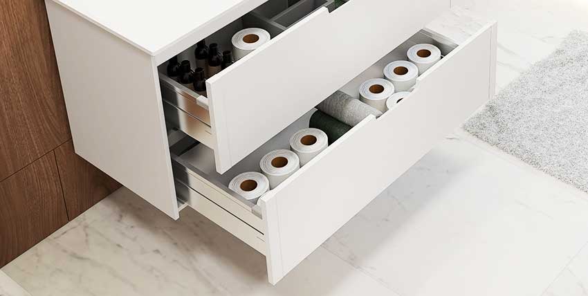 Muebles de Baño con Guías Hettich