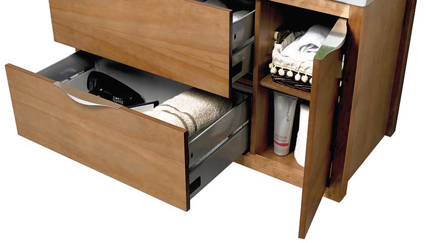 Muebles de Baño con Guías Hettich