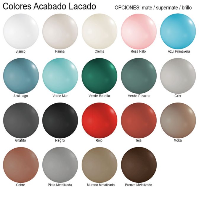 Colores Lacados Creaciones Campoaras