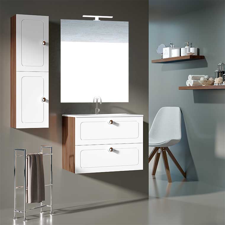 ▷ Mueble de Baño Clásic 80 cm., Mudeba