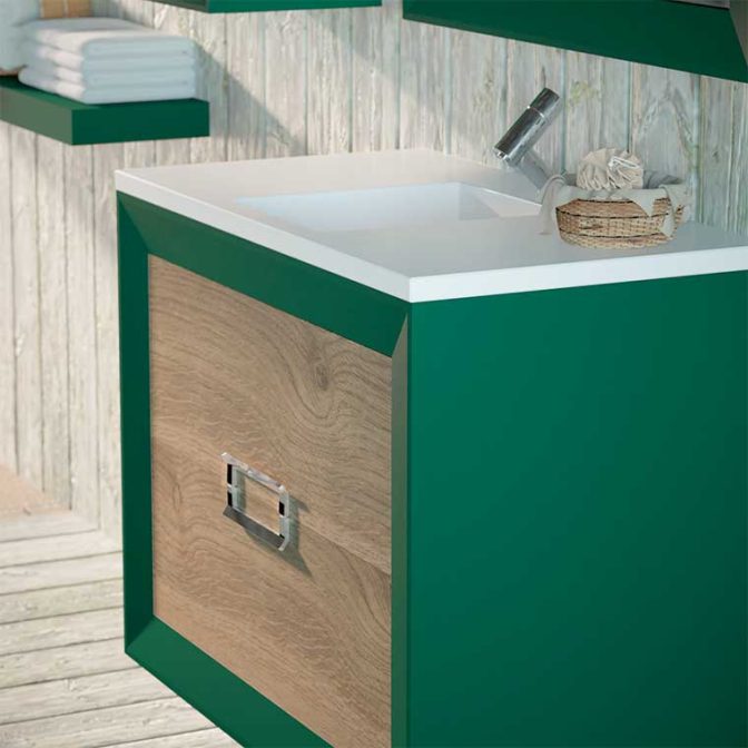 Detalle Muebles de Baño L-Gant 2 Cajones