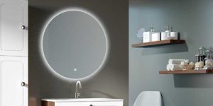 Espejo de baño modelo Circle Retroiluminado con Antivaho opcional