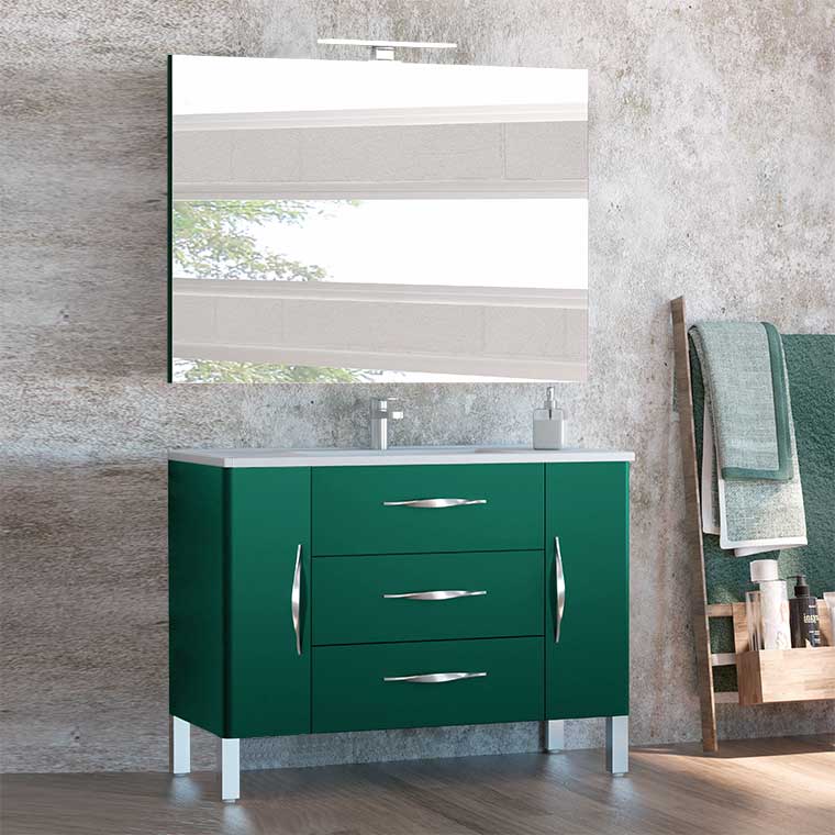 Mueble de Baño Tecia 80 cm. 3 cajones 2 puertas