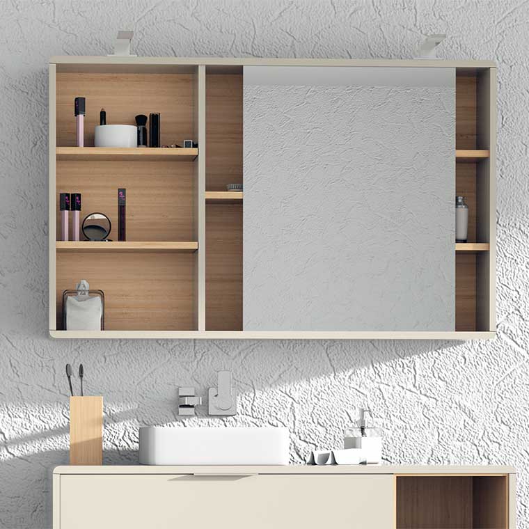 ▷ Mueble de Baño Vintage Vintass 100 cm. 3 cajones y caja baja central