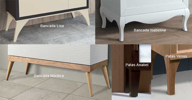 ▷ Mueble Auxiliar Baño Columna de pie Anabel, Mudeba