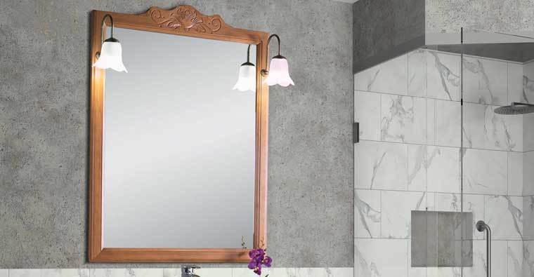 Espejo de baño Talla 80 cm.