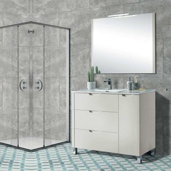 Armario de baño 2 puertas, 150 cm ALISE