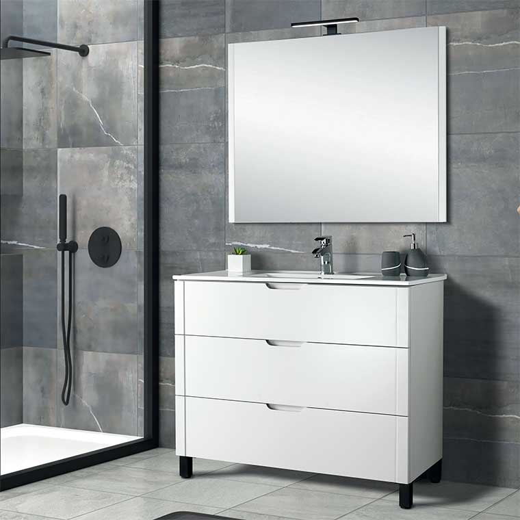 ▷ Muebles y armarios baño con espejo