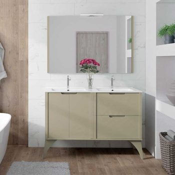 ▷ Mueble de Baño Alba 60 cm. 2 cajones, Mudeba