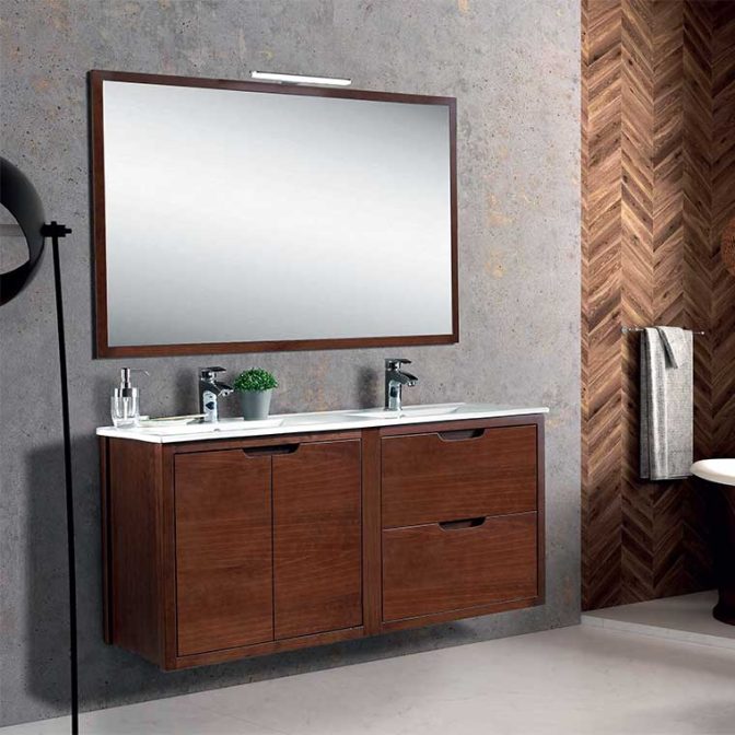 Mueble de Baño Ángeles 120 cm. 2 cajones 2 puertas