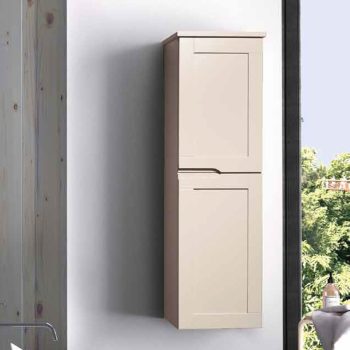 Mueble Auxiliar de Baño Columna Suspendida Alba Color Tierra