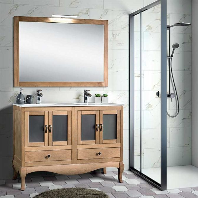 Muebles de Baño Coral 120 cm. 4 puertas 2 cajones