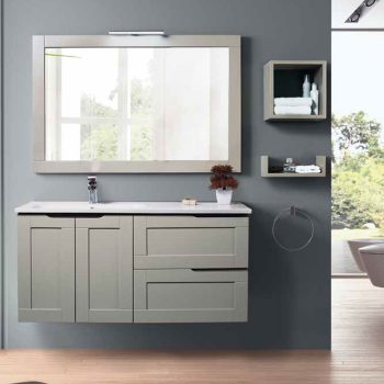 Modelo Alba 2 cajones 2 puertas Color Gris