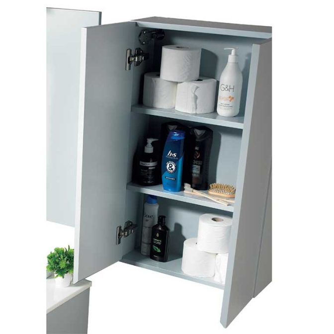 Detalle Mueble Auxiliar Baño Colgar Iris 2 puertas