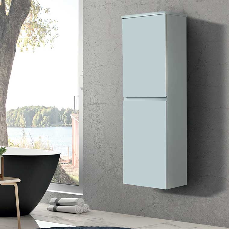 ▷ Mueble de Baño Iris 80 cm. 1 cajón y faldón con lavabo sobreencimera, Mudeba