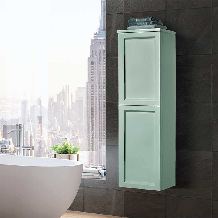 ▷ Mueble Auxiliar de Baño Columna Suspendida Ángeles, Mudeba