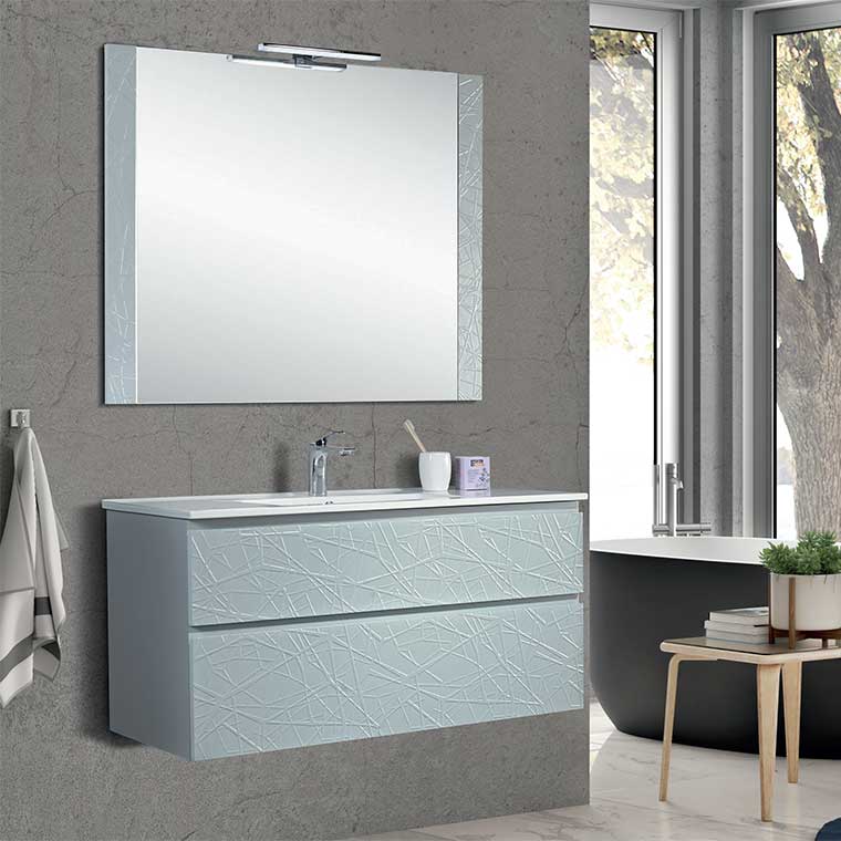 Mueble Auxiliar Baño de Pie Poseidón Suelo Nº2. Mudeba